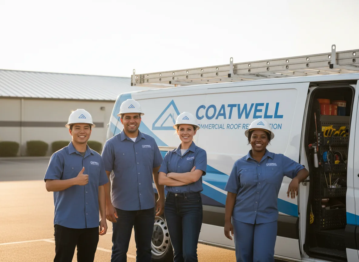 Commercial roof coating company in Seville, OH